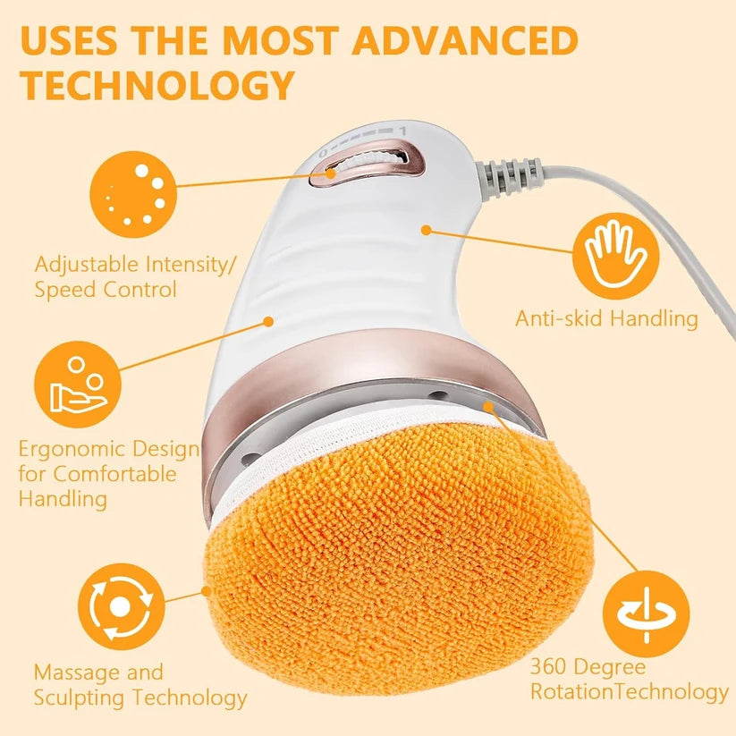 Body Sculpting Massager – 3 Pads, Adjustable Speeds