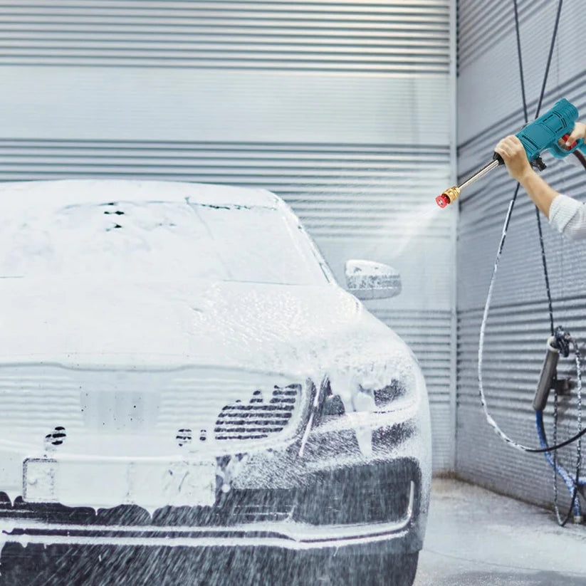Wireless Car Washer Kit with 98V Battery for Car and Bike