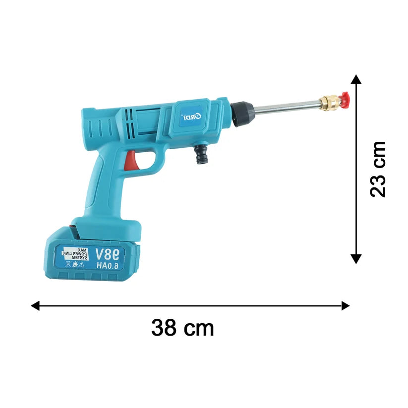 Wireless Car Washer Kit with 98V Battery for Car and Bike