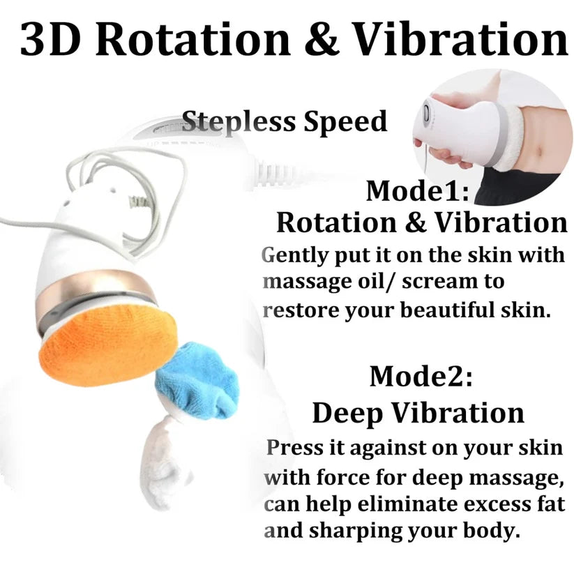 Body Sculpting Massager – 3 Pads, Adjustable Speeds