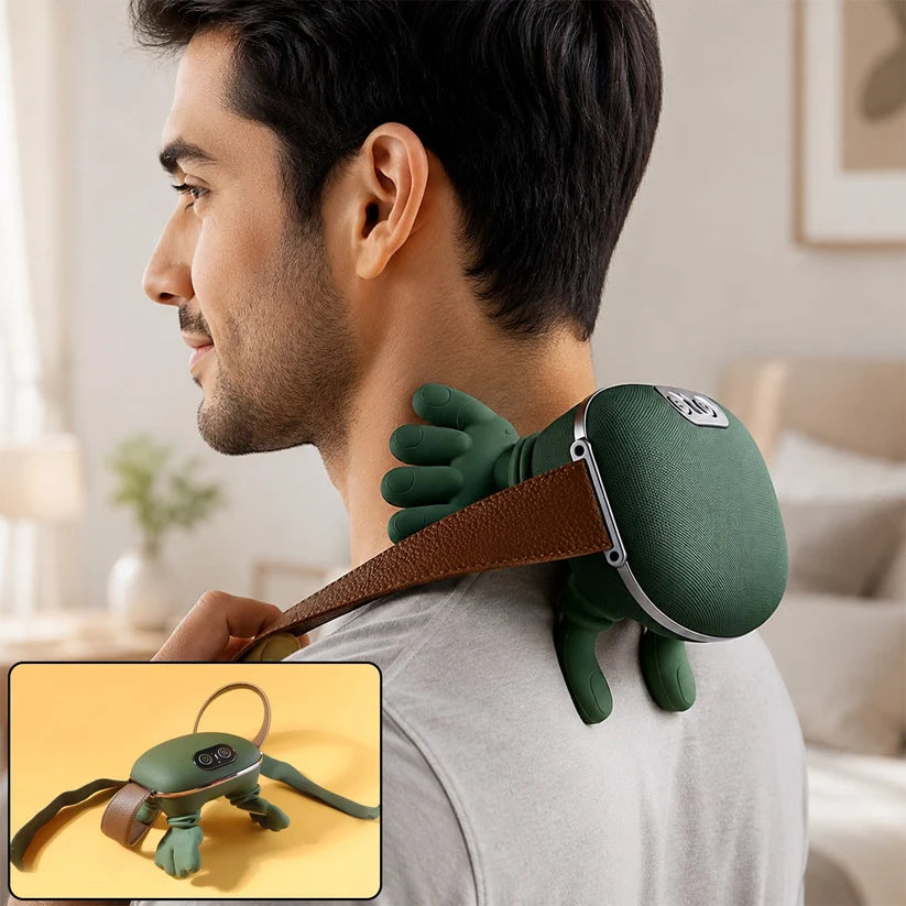 Neck and Shoulder Massager for Men & Women Rechargeable Kneading with Heat